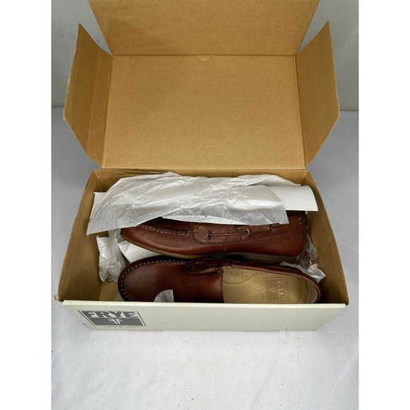 FRYE MENS 7M Lewis BOAT-SPFG Shoes COGNAC main image 4